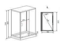 Душевая кабина Timo Premium 120x90 H-520 с баней с гидромассажем схема 28