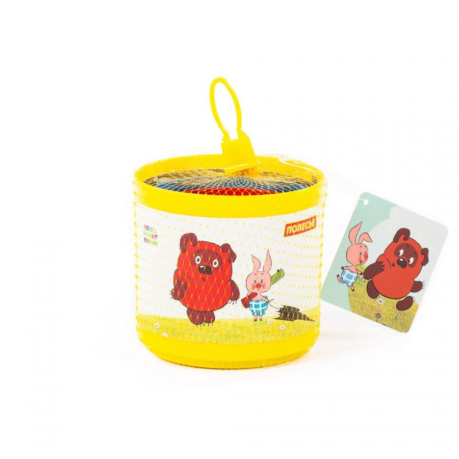 Занимательная пирамидка "Винни-пух" (9 элементов) (в сеточке)