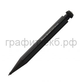 Карандаш цанговый 2.0мм KAWECO SPECIAL S AL Mini S с ластиком чёрный корпус (алюминий) 10000536