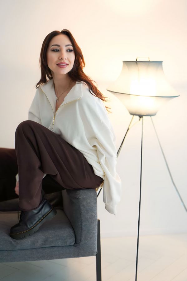 Кофта-анорак из конопли