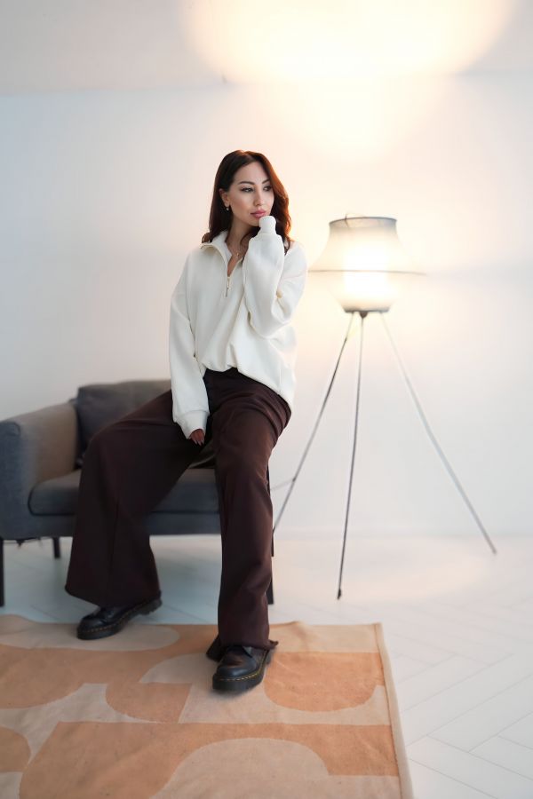 Кофта-анорак из конопли