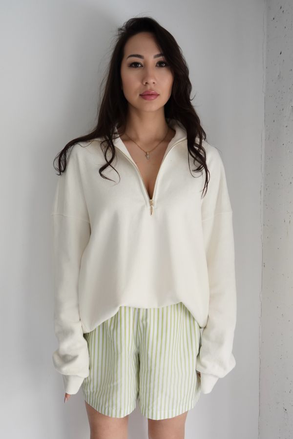 Кофта-анорак из конопли