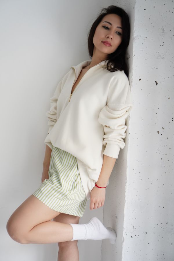 Кофта-анорак из конопли