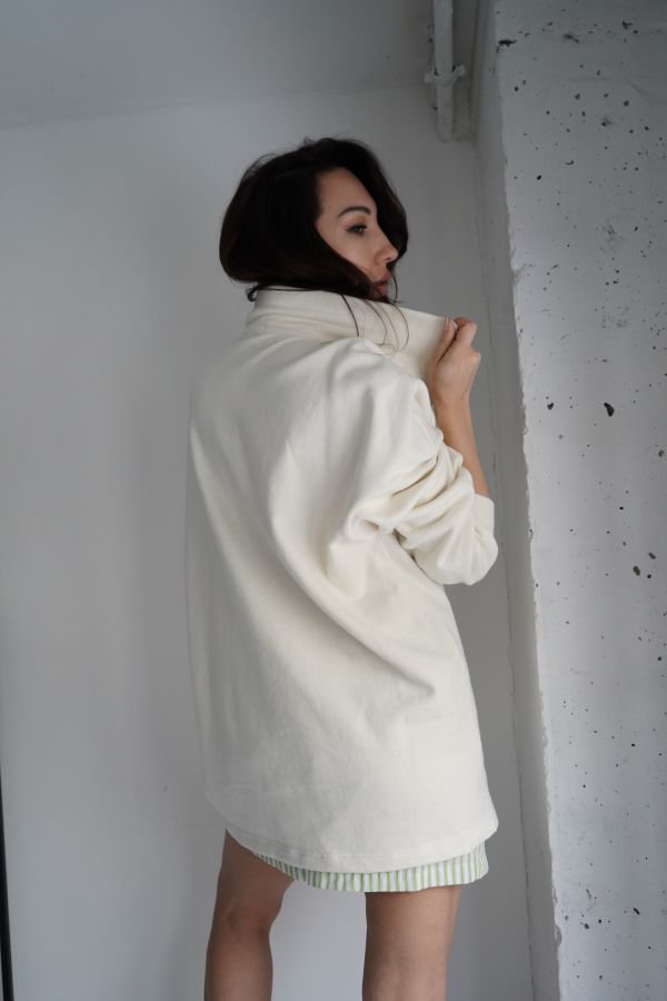 Кофта-анорак из конопли