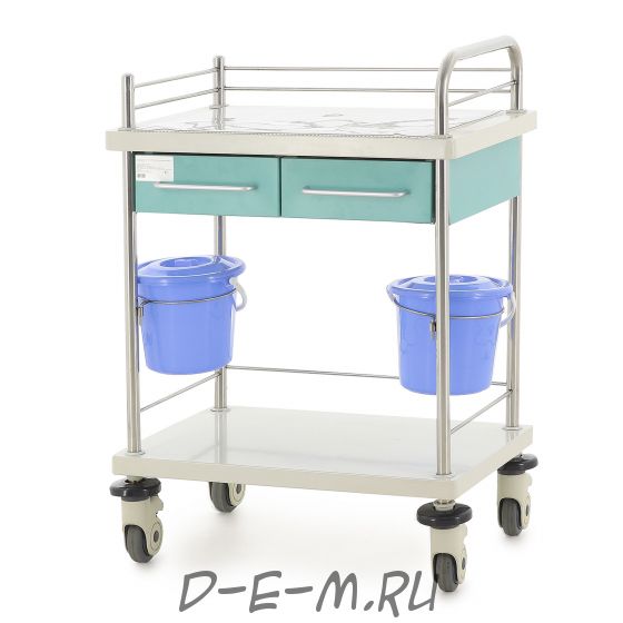 Столик реанимационный, анестезиологический СТ008 ТМ-012АН-00, тележка медицинская
