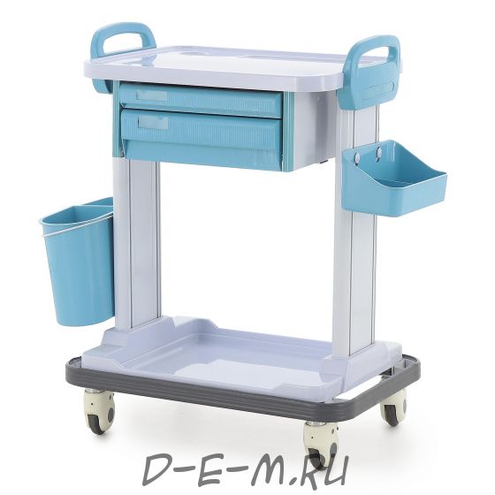 Столик реанимационный, анестезиологический СТ108 ТМ-016АН-00, тележка медицинская