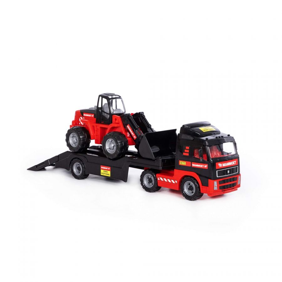 204-01 "MAMMOET", автомобиль-трейлер + трактор-погрузчик
