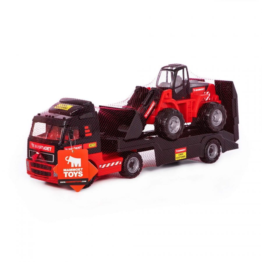 204-01 "MAMMOET", автомобиль-трейлер + трактор-погрузчик