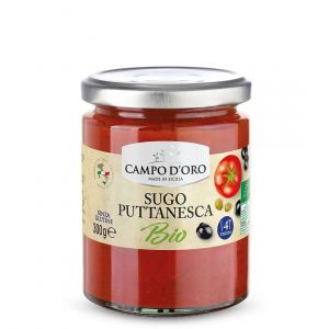 Соус Путтанеска био Campo d'Oro Sugo Puttanesca Bio 300 г - Италия