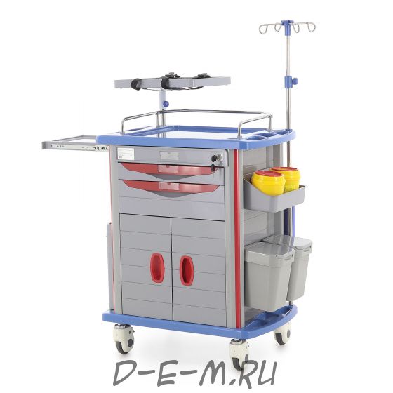 Тележка медицинская MedMos ЕТ750-02 (ТМ-002АН-00)