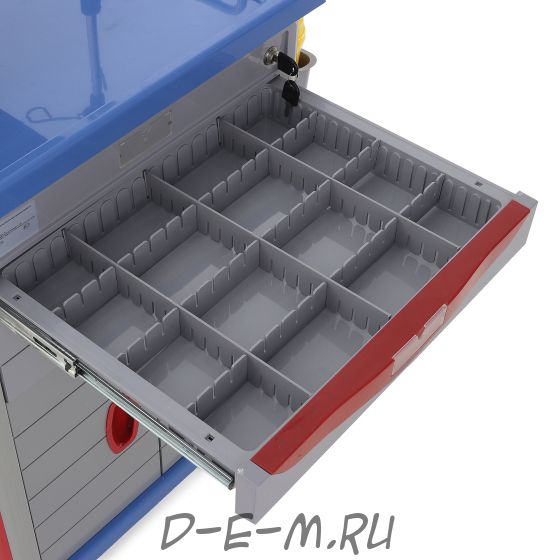 Тележка медицинская MedMos ЕТ750-02 (ТМ-002АН-00)