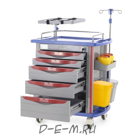 Тележка медицинская MedMos ЕТ850-01 (ТМ-020АН-00)