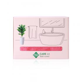 Полотенце банное Green Fiber CARE 14, коралловое Размеры: 80 x 150 см