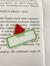 АРБУЗ - Нашивка самоклеющаяся для подписи имени 4х5,5см (1106 Вера)