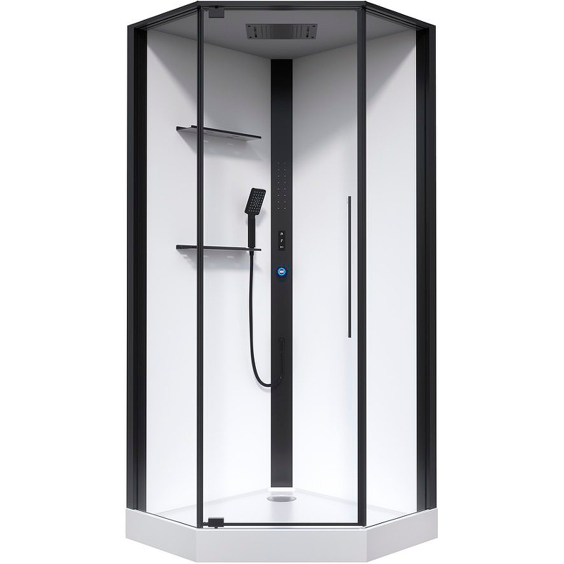 Изображение Душевая кабина Black&White Galaxy G8036 100x100 8036000 с гидромассажем