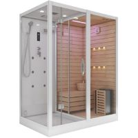 Душевая кабина Cerutti SPA 180х110 ALBANO CT8349 с баней с гидромассажем схема 1