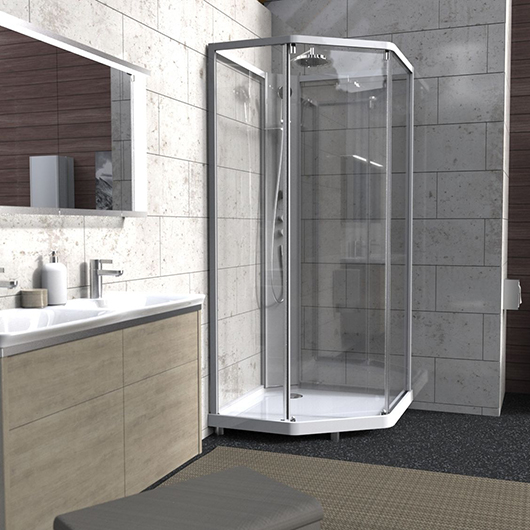 Душевая кабина 100x100 IDO Showerama 10-5 Comfort 558.208.314 схема 2