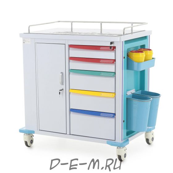 Тележка медицинская по ТУ 32.50.50-009-98238288-2018 MedMos РМТ01 (ТМ-007АН-00)