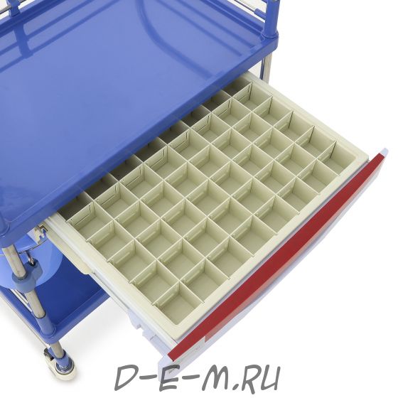 Тележка медицинская MedMos СЗ (ТМ-017АН-00)