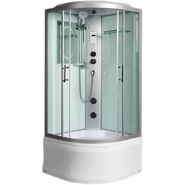 Изображение Душевая кабина WeltWasser WW500 Halle 904 90x90 10000003248 профиль Хром стекло прозрачное