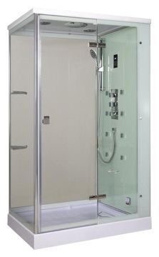 Изображение Белая душевая кабина WeltWasser Maine 120х90 L