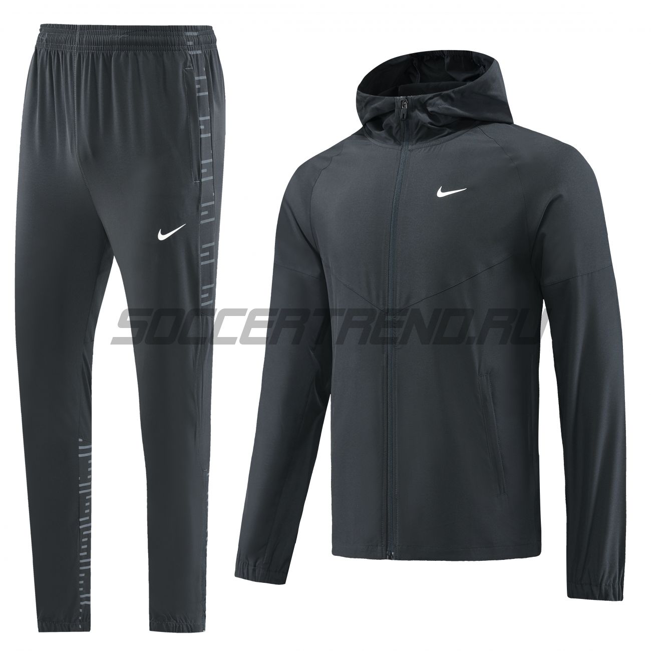 Спортивный костюм с капюшоном Nike (тёмно-серый) 23/24