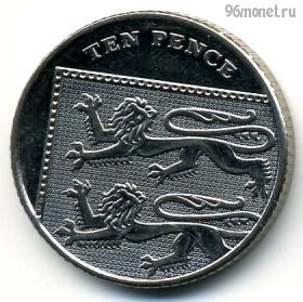 Великобритания 10 пенсов 2011