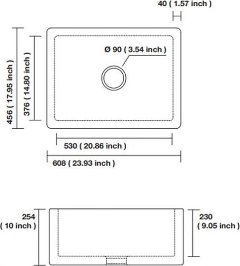 Кухонная мойка Kerasan Hannah Essex 541001 с фартуком, белый глянец ФОТО