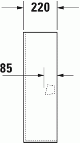 Пьедестал для раковины Duravit Darling New 0858240000 ФОТО