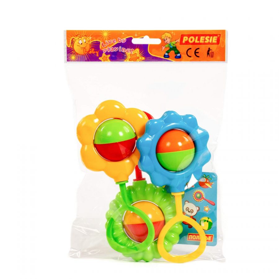 Набор погремушек "Цветочек" (3 шт)