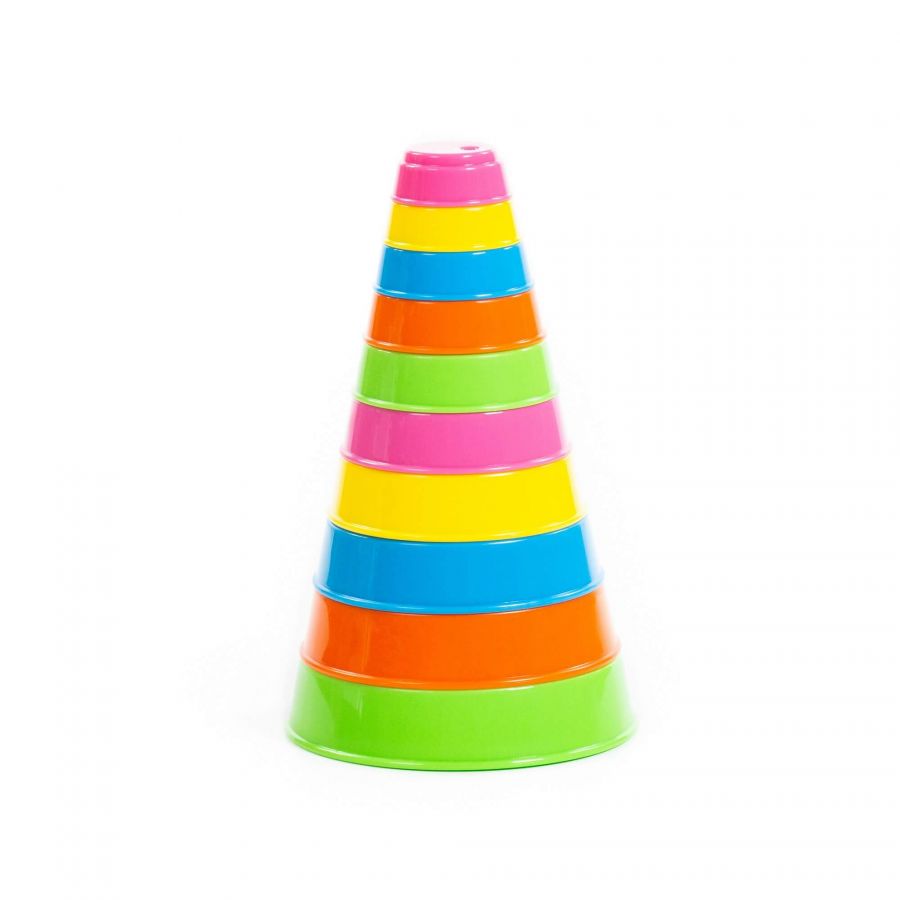 Занимательная пирамидка (10 элементов), h=175 мм