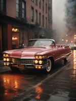 Фотопостер с подвесом Cadillac Cabrio