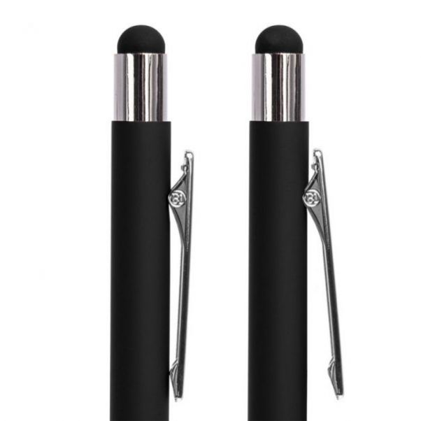 Ручки со стилусом Factor Touch черные