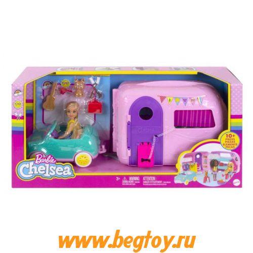 Набор Barbie FXG90 Chelsea с машиной