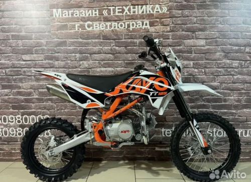 Питбайк Kayo TT125EA полуавтомат 17/14