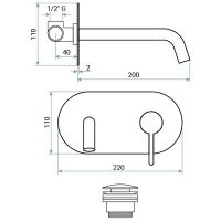 схема Emmevi Filoinox 85055IN