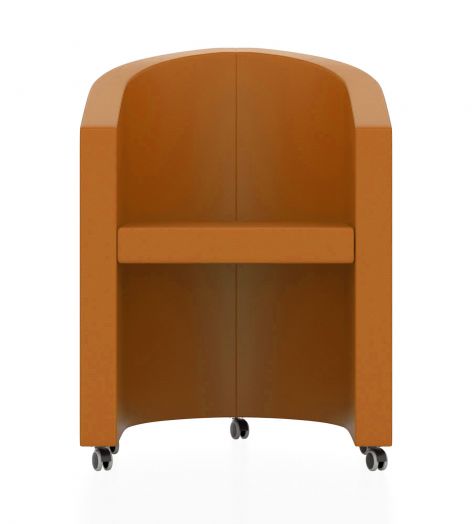 Кресло мобильное / стационарное Форум (Цвет обивки оранжевый)