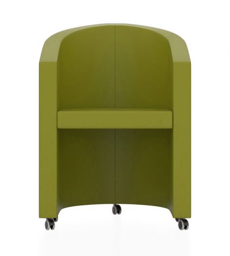 Кресло мобильное / стационарное Форум (Цвет обивки жёлтый/оливково-жёлтый)