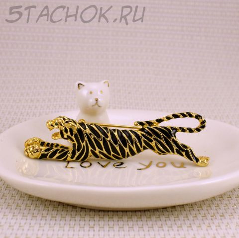 Брошь "Пантера в прыжке" (США)