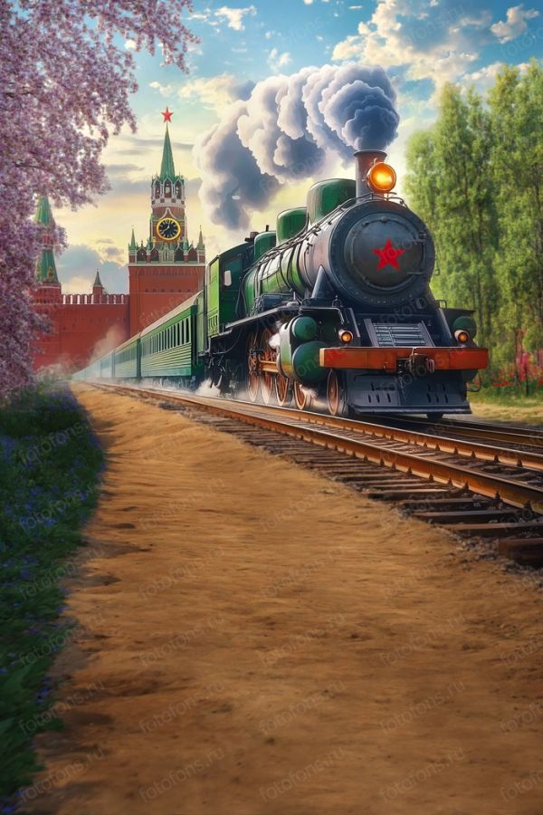 Фон стена "Trainwall №2"