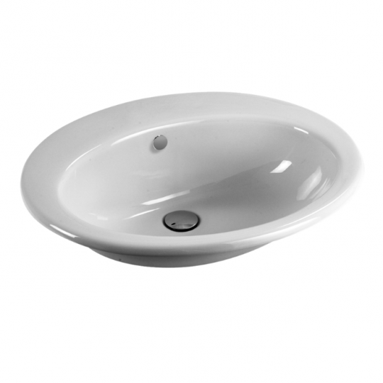 Раковина GSI City MASIAN встраиваемая 61х52 схема 2