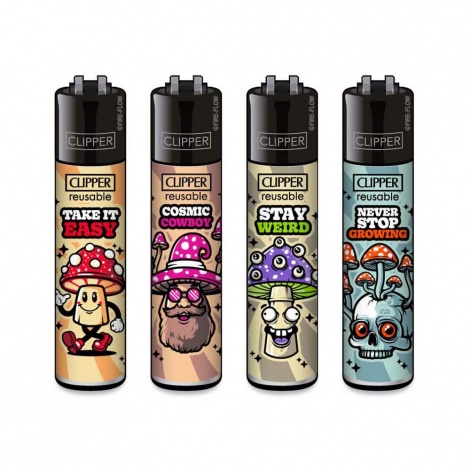 Зажигалка Clipper Shrooms #12