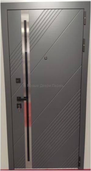 Престиж Люкс NEXT с зеркальной вставкой  Входная дверь