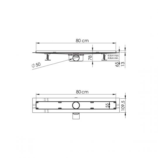 Душевой лоток Vincea SAY ALMIRA JASMIN BUKLE SAY.605.80.P.PITI схема 5 Душевой лоток Vincea SAY ALMIRA JASMIN BUKLE SAY.605.80.P.PITI схема 5
