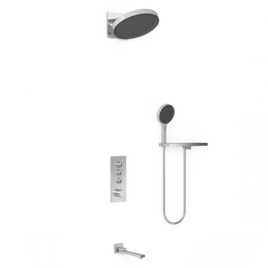 Встраиваемый трехрежимный душевой комплект с изливом Vincea VSFW-433TI3RMB схема 27 Встраиваемый трехрежимный душевой комплект с изливом Vincea VSFW-433TI3RMB схема 27