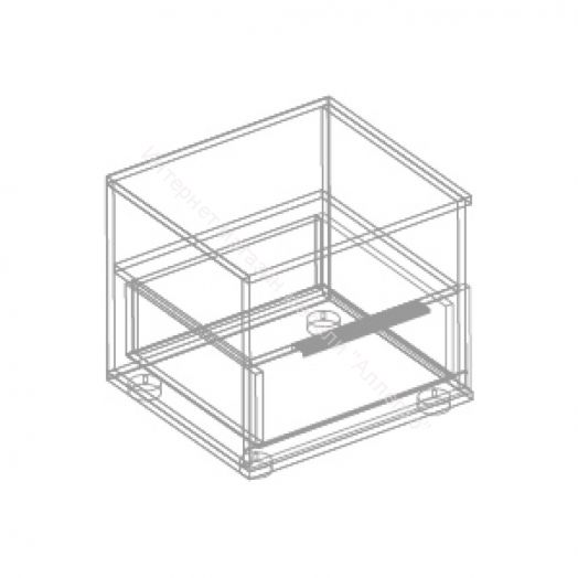 Тумба прикроватная с ящиком и нишей "Стил"