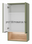 Шкаф Brevita Enfida 60 над стиральной машиной подвесной (зеленый)