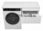 Тумба под раковину Brevita Enfida 60 под стиральную машину подвесная (белая)