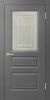 Межкомнатная Дверь Verda Роял 3 Серая со Стеклом Фотопечать 2000х900мм (Полотно+Коробка+5 Наличников) / Верда.