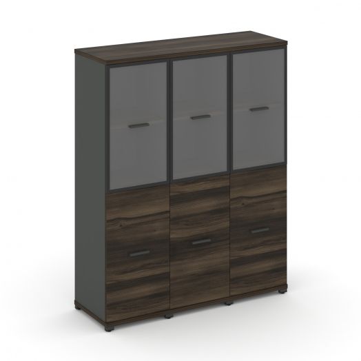 Concept Шкаф 3 узкие секции, 4 ниши CN.STU-432   1252х420х1554